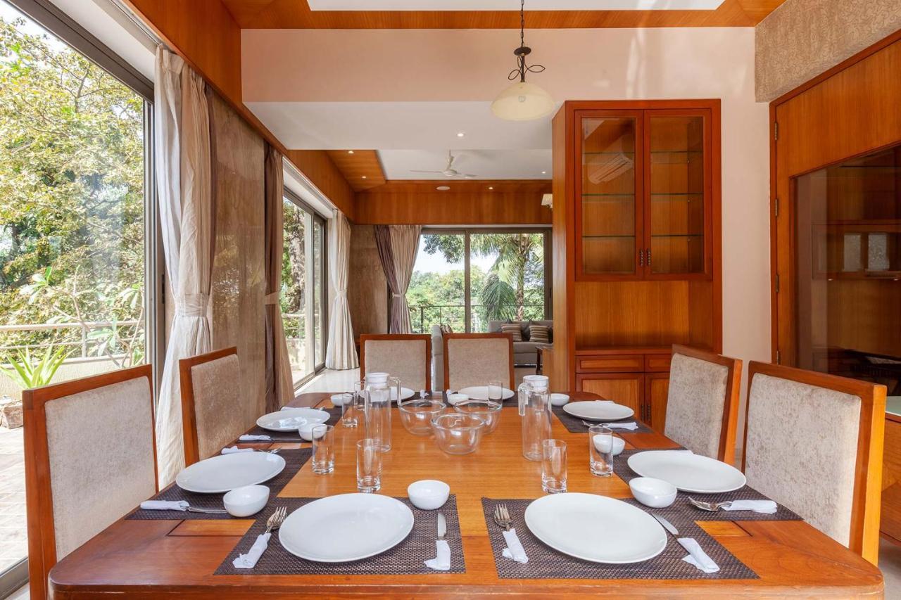 The Blue Horizon By Stayvista - Featuring A Beach-View Villa With A Swimming Pool, Indoor Games, And A Relaxing Balcony Alībāg Ngoại thất bức ảnh