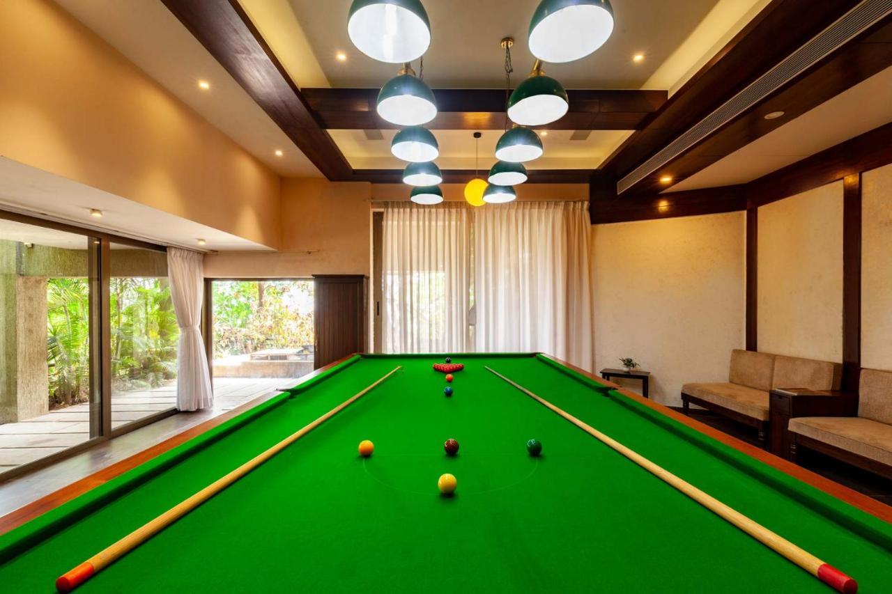 The Blue Horizon By Stayvista - Featuring A Beach-View Villa With A Swimming Pool, Indoor Games, And A Relaxing Balcony Alībāg Ngoại thất bức ảnh